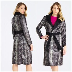 GUESS BY MARCIANO PAYTON PYTHON PRINT COAT SZ L